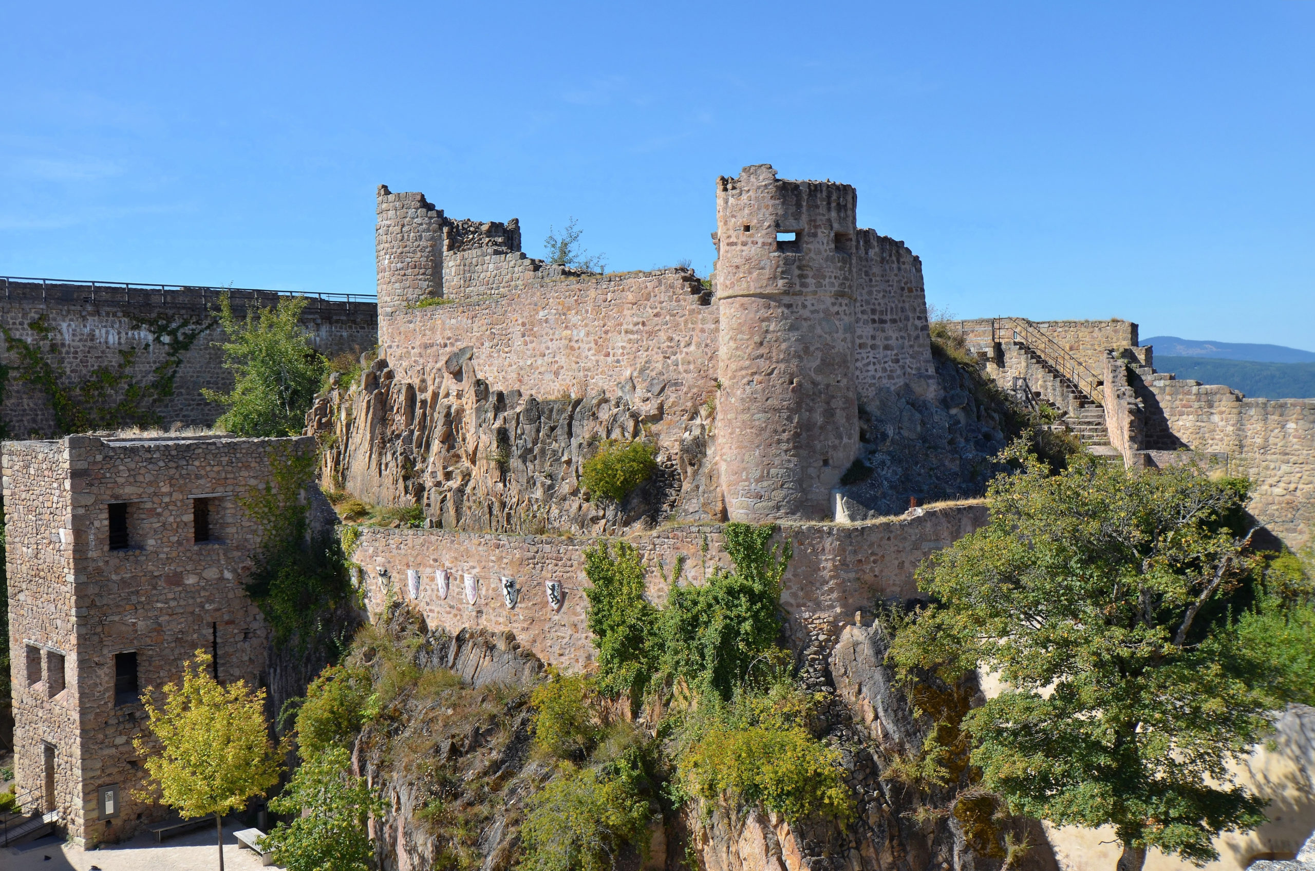 château du hohlandsbourg (haut rhin) oberschloss