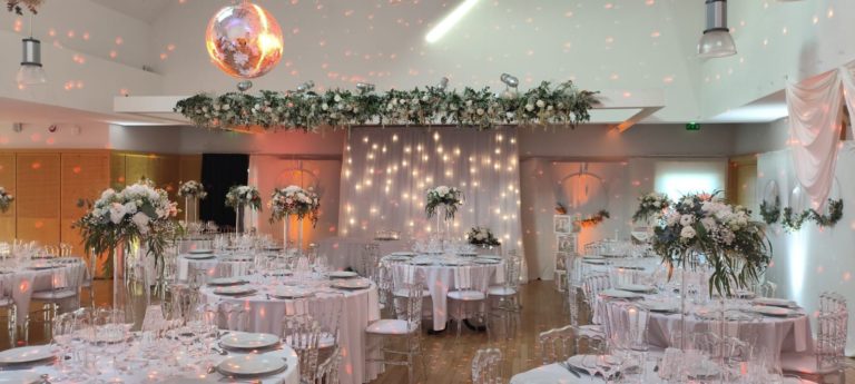 salle mariage decor floral